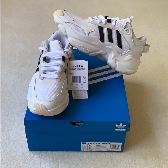 adidas Shoes - Adidas Magmur Runner Chunky White Sneaker